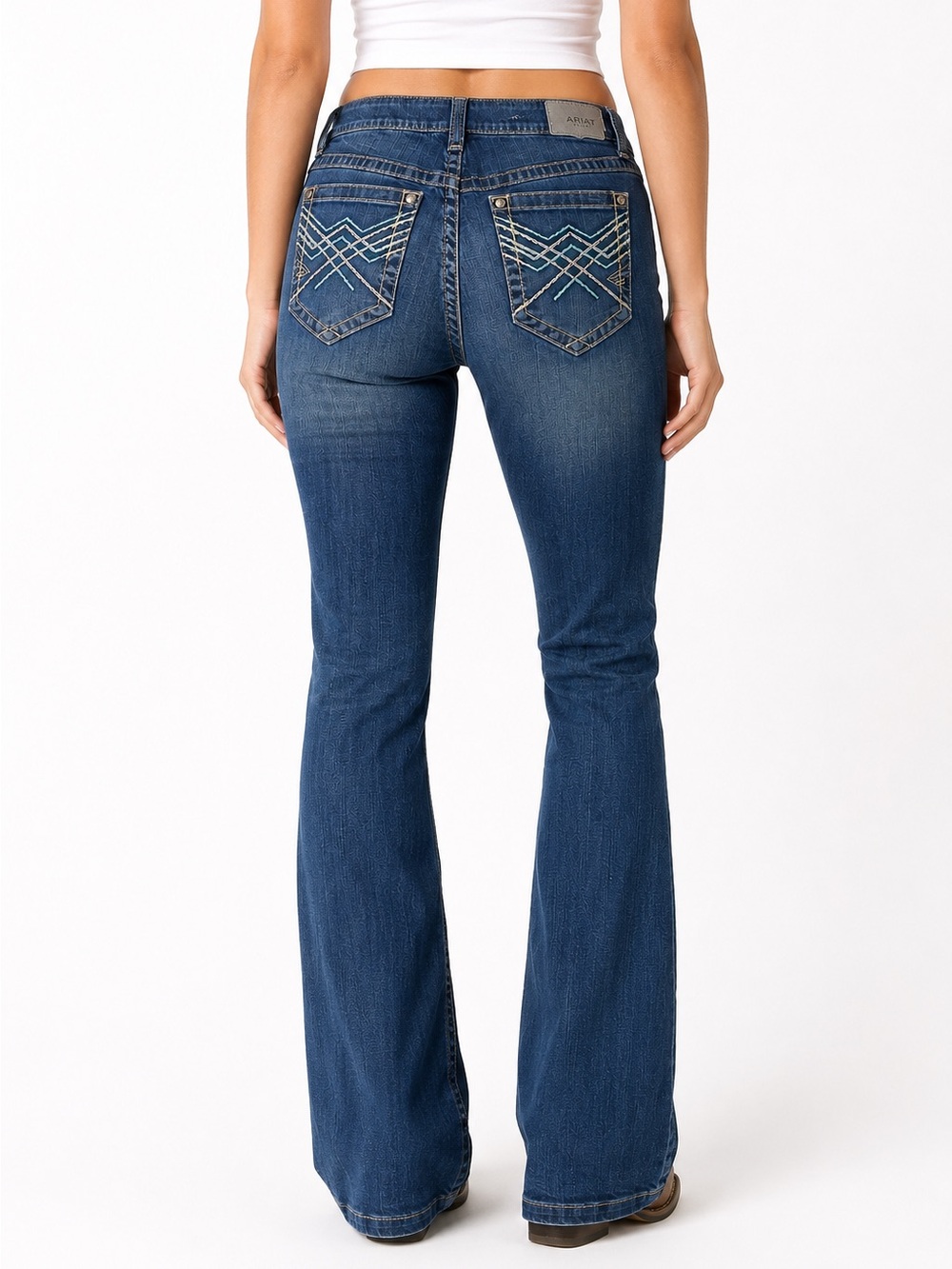 Ariat Turquoise Stretch Bootcut Jeans | Size 30